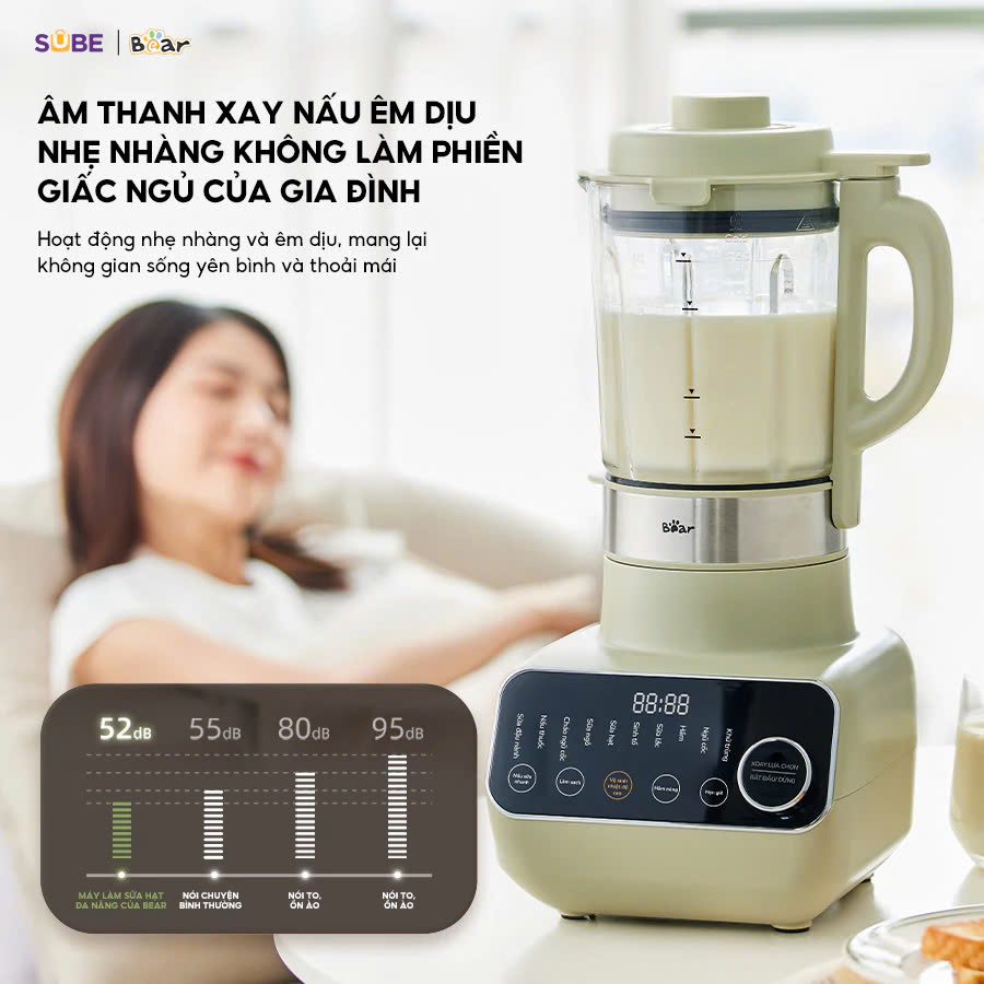 Máy làm sữa hạt Bear SB-SH17V