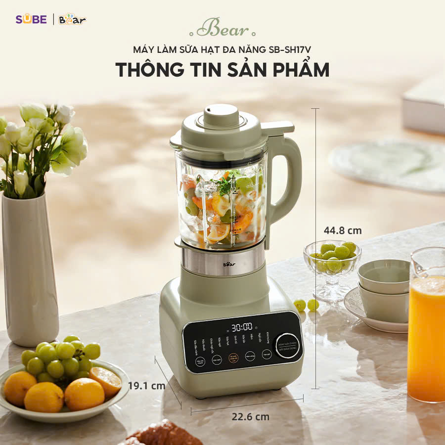 Máy làm sữa hạt Bear SB-SH17V