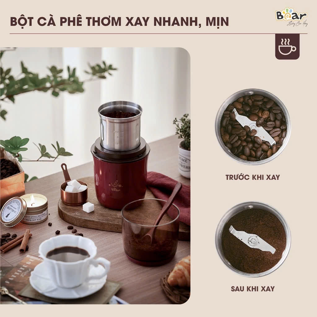 Máy xay bột đa năng Bear MDJ-A02G3