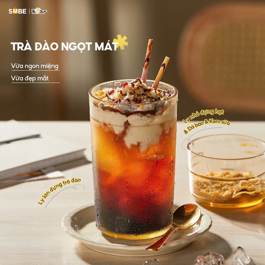 Máy xay sinh tố cầm tay Bear SB-MX04K