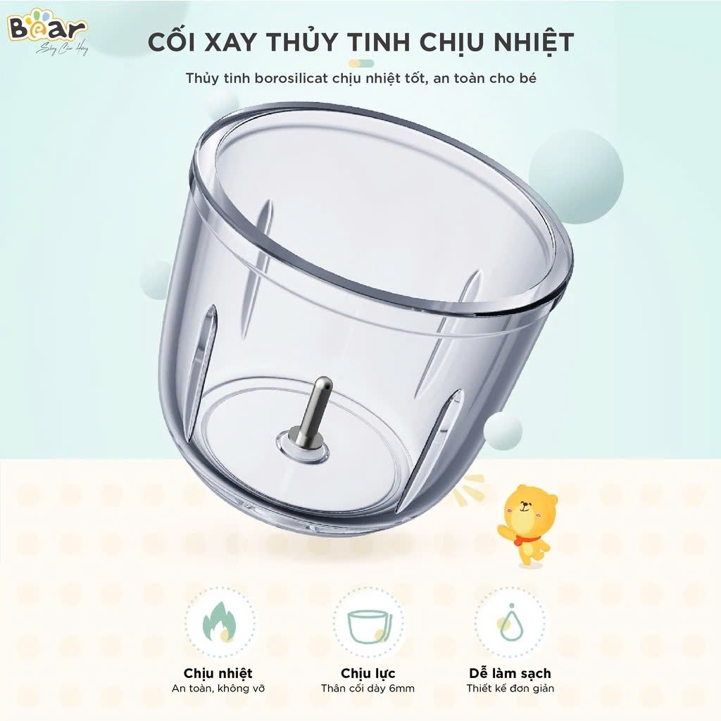 Máy xay ăn dặm Bear GR-B06V1 (0.6 lít)