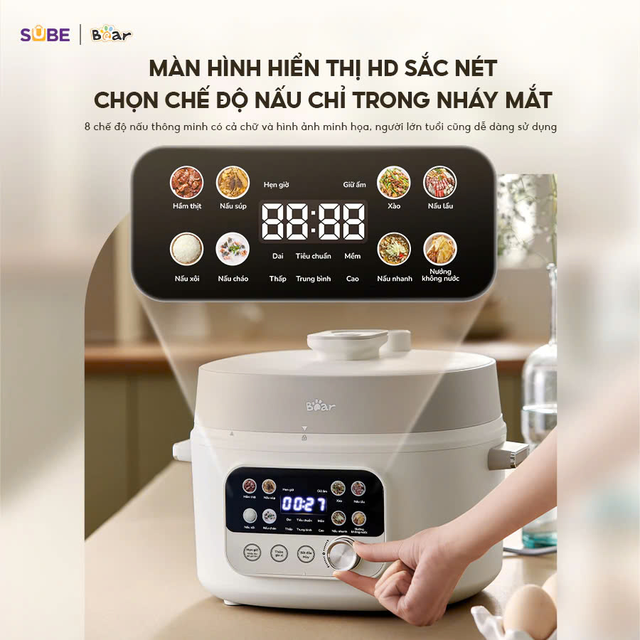Nồi áp suất Bear SB-AS40W
