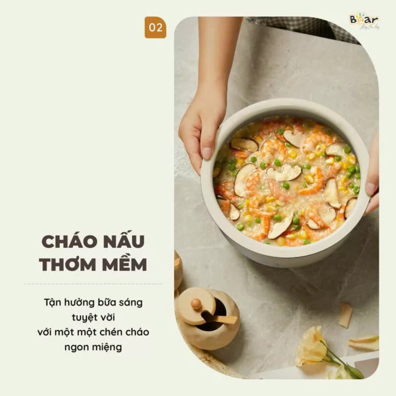 Nồi cơm điện tử Bear SB-NC30B (3 lít)