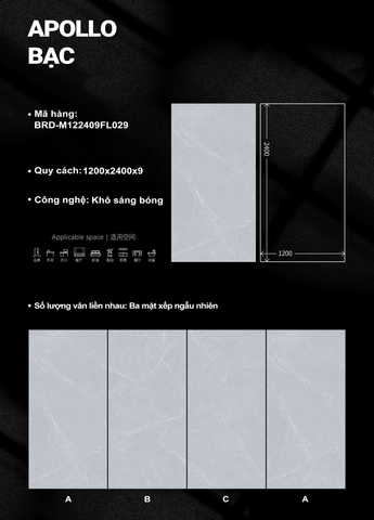  Apollo Bạc (mẫu 2) 