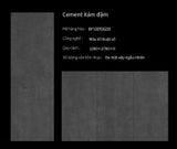  Cement Xám Đậm 