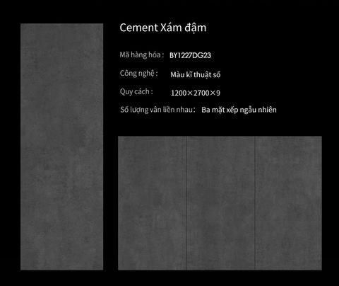 Cement Xám Đậm 