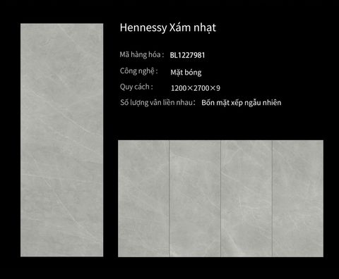  Hennessy Xám nhạt 