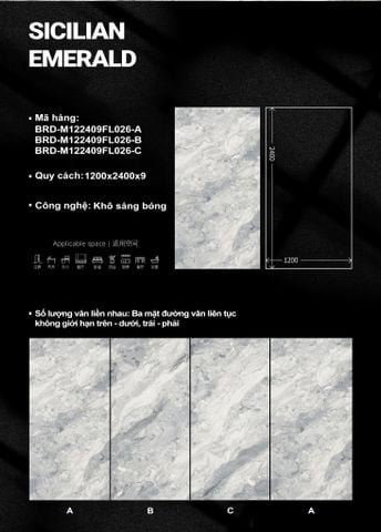  Sicilian Emerald (mẫu 2) 