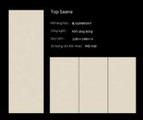 Top Sanna (mặt khô sáng bóng) 