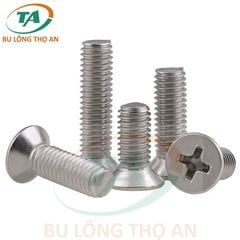 Vít pake đầu bằng, đầu tròn, đầu dù Inox 201, 304, 316