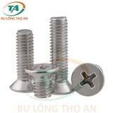 Vít pake đầu bằng, đầu tròn, đầu dù Inox 201, 304, 316