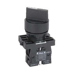 Công tắc xoay phi 22mm đen - HLAY5ED33