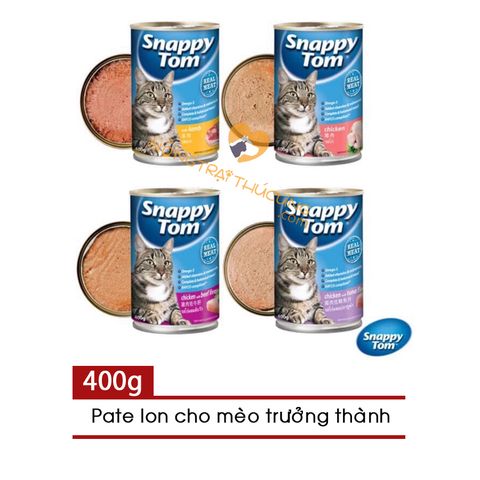  Pate Mèo SNAPPY TOM - 400gr nhiều vị 