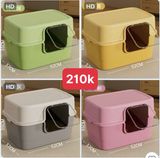  Nhà Vệ Sinh Vuông Cửa Bên Hông Nắp Rời - 52x38x35cm 