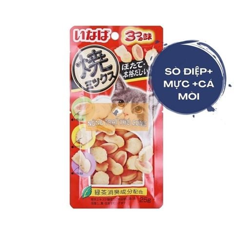  BÁNH THƯỞNG CHO MÈO INABA - 25G 