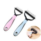  Lược Chải Lông Rụng Cho Chó Mèo - Lưỡi Cong An Toàn, Không Gỉ 