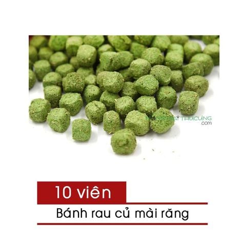  Bánh Rau Củ Mài Răng (10 viên) Cho Hamster, Bọ, Nhím,... 