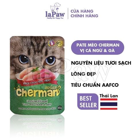  Pate Cherman Cho Mèo Trưởng Thành 85gr (Thái Lan) 