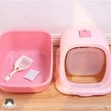  Nhà Vệ Sinh Cho Mèo Size Lớn (Vỏ Sò) 38x49x41cm - Tặng Kèm Xẻng 