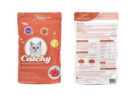  Pate Catchy (5Plus) Cho Mèo Mọi Lứa Tuổi 70g 