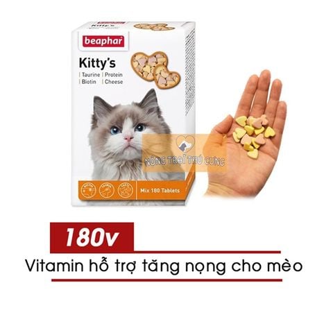  Viên Vitamin Beaphar Tăng Nọng, Dưỡng Lông & Cung Cấp Vitamin, Taurine Cho Mèo 