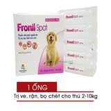  Nhỏ gáy Fronil Spot trị ve, rận, bọ chét cho Chó Mèo 