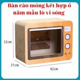  Bàn Cào Móng + Ổ Nằm Cho Mèo 45x23x34 (cm) - Nhiều kiểu 