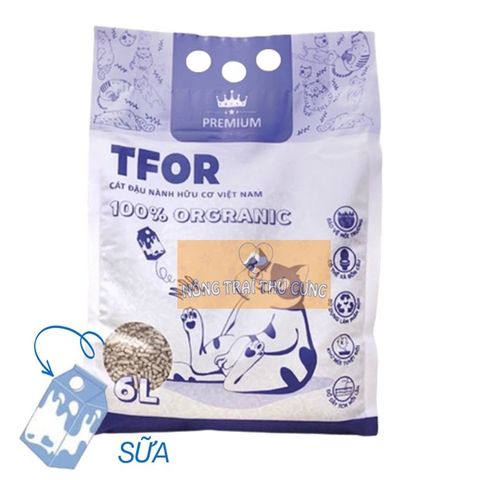  Cát Đậu Nành TFOR PREMIUM Cho Mèo 6L - Nhiều mùi 