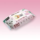  Khăn Giấy Ướt Kitcat Cho Mèo - Lau Nhanh Diệt Khuẩn Tiện Lợi - Gói 80 Miếng 
