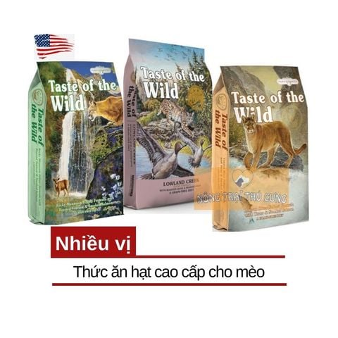  Hạt Cho Mèo Mọi Lứa Tuổi Taste Of The Wild (USA) 