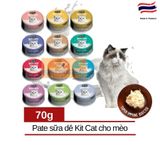  Pate Kit Cat Sữa Dê (Goat Milk) Cho Mèo Mọi Lứa Tuổi 70gr - Nhiều vị 