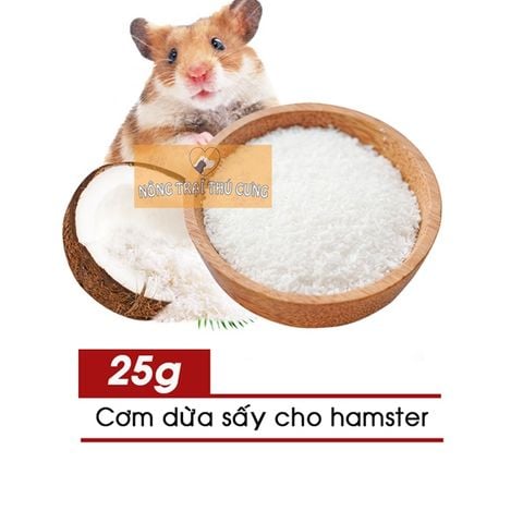  Cơm Dừa (Vụn Nhỏ) Vỗ Béo Cho Hamster 25g 