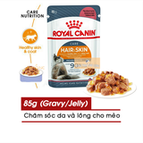  Pate cho mèo ROYAL CANIN INTENSE BEAUTY GRAVY (chăm sóc da lông khỏe mạnh) 85gr 