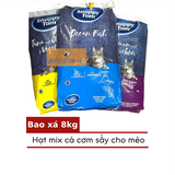  Hạt Cho Mèo Mix Cá Cơm Sấy Snappy Tom 1.5kg - Nhiều vị 