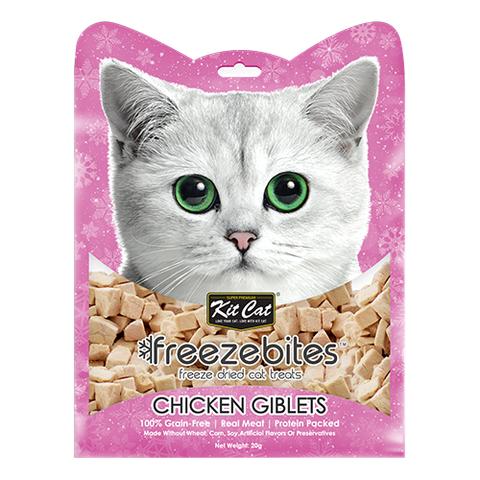  Snack Thịt Sấy Khô Cho Mèo Kitcat Freezebites 15g - Nhiều vị 