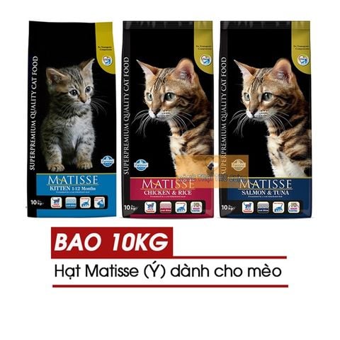  [BAO 10KG] Hạt Matisse (Ý) Cho Mèo - ĐỦ VỊ 