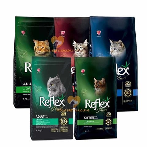  Hạt Cho Mèo Triệt Sản Reflex Sterilised Plus Gói 1.5KG 