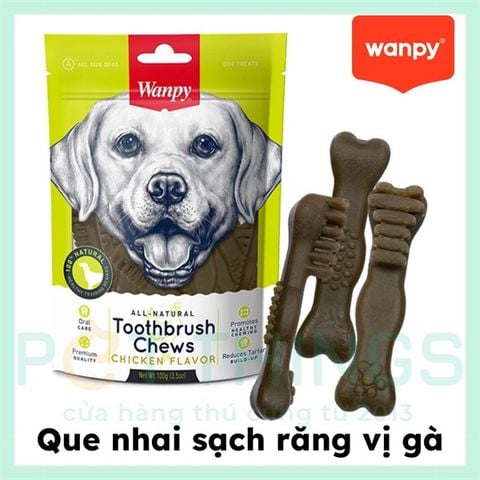  Bánh Thưởng - Xương Gặm Cho Chó Wanpy 100g 