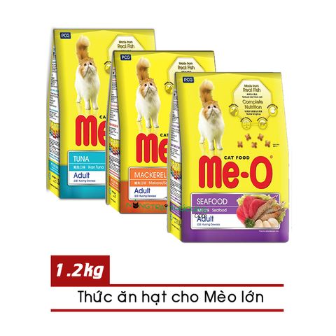  Hạt Mèo Trưởng Thành ME-O - 1,2kg nhiều vị 