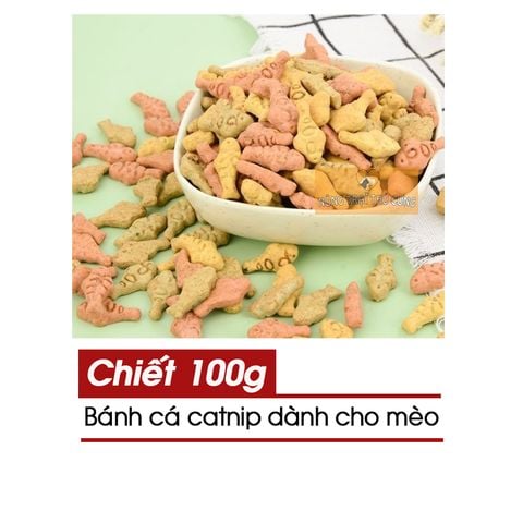  Bánh Cá Catnip Cho Mèo 