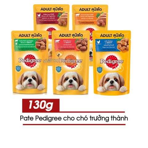  Pate Chó lớn PEDIGREE Adult - 130g - Nhiều vị 