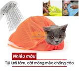  Lưới Tắm Mèo - Túi Giữ Mèo Tắm, Cắt Móng 