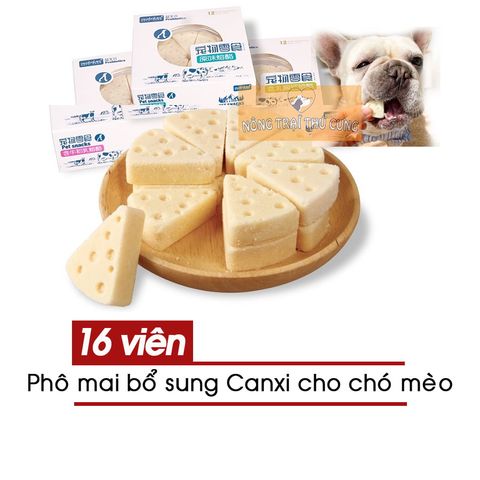  Phô mai cho chó mèo Monbab bổ sung canxi - Nhiều vị 