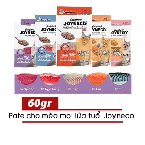  Pate cho mèo Joyneco Cattyman Nhật Bản 60g - Nhiều vị 