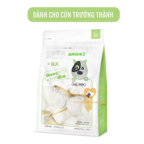  Pudding Thạch Sữa Dê Bổ Sung Canxi Cho Chó 