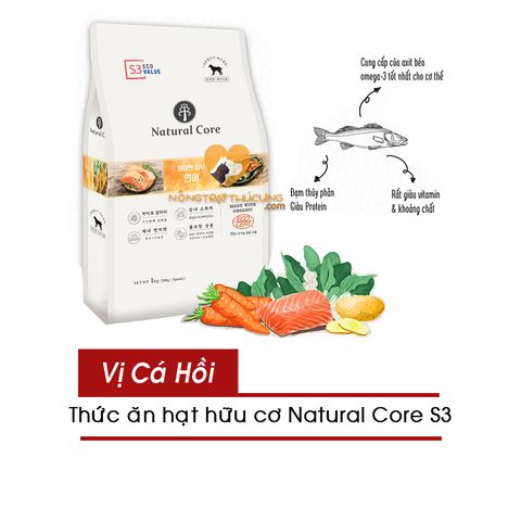  Hạt Hữu Cơ Natural Core S3 Cho Chó - 1/6kg 