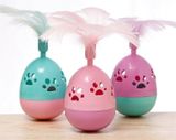  Đồ Chơi Trứng Lật Đật Lông Vũ Có Chuông Cho Mèo 
