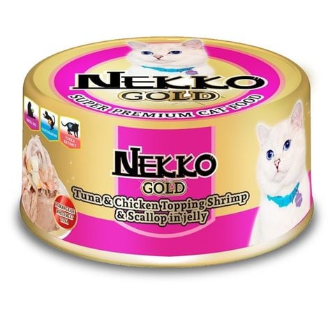  Pate Nekko Gold Cho Mèo Mọi Lứa Tuổi Lon 85g (Thái Lan) - Nhiều Vị 