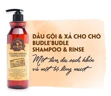  Dầu gội và xả cho chó Budle'Budle | 100% thiên nhiên 500ml - Nhiều loại 