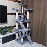  Cat Tree - Nhà Cây Cho Mèo Kèm Trụ Cào Móng - Mã LZ0148 (70 x 60 x 185cm) 